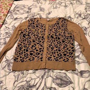 Leopard Print Cardigan - Never Worn!